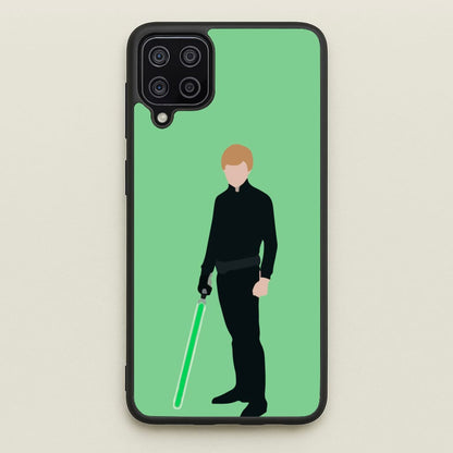 Skywalker Green Lightsaber  - Star Wars Phone Case for Galaxy A12