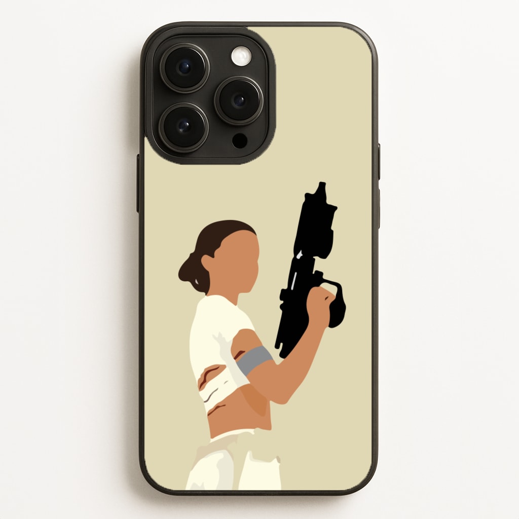 Leia With Gun Phone Case
