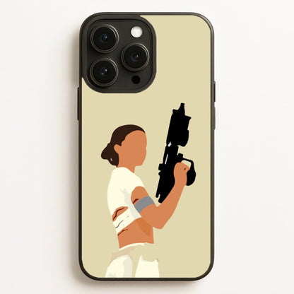 Leia With Gun  - Star Wars Phone Case for iPhone 16 Pro Max