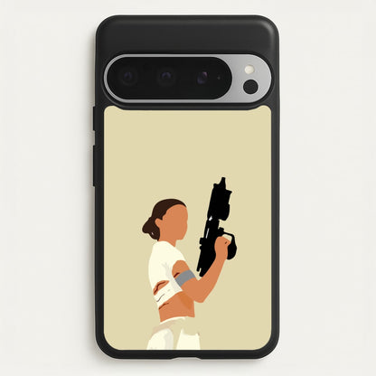 Leia With Gun  - Star Wars Phone Case for Google Pixel 9 Pro XL