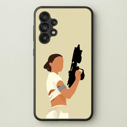 Leia With Gun  - Star Wars Phone Case for Galaxy A13