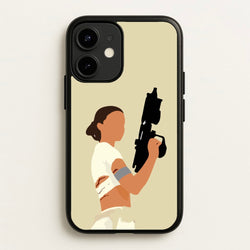 Leia With Gun  - Star Wars Phone Case for iPhone 12 Mini