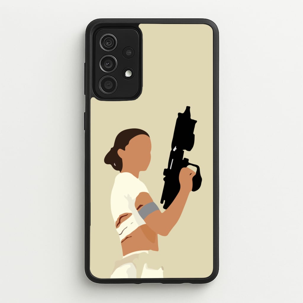 Leia With Gun  - Star Wars Phone Case for Galaxy A52 / A52s