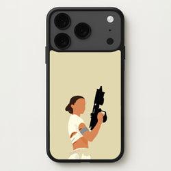 Leia With Gun Phone Case for iPhone 17 Pro Max