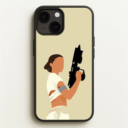 Leia With Gun  - Star Wars Phone Case for iPhone 13 Mini