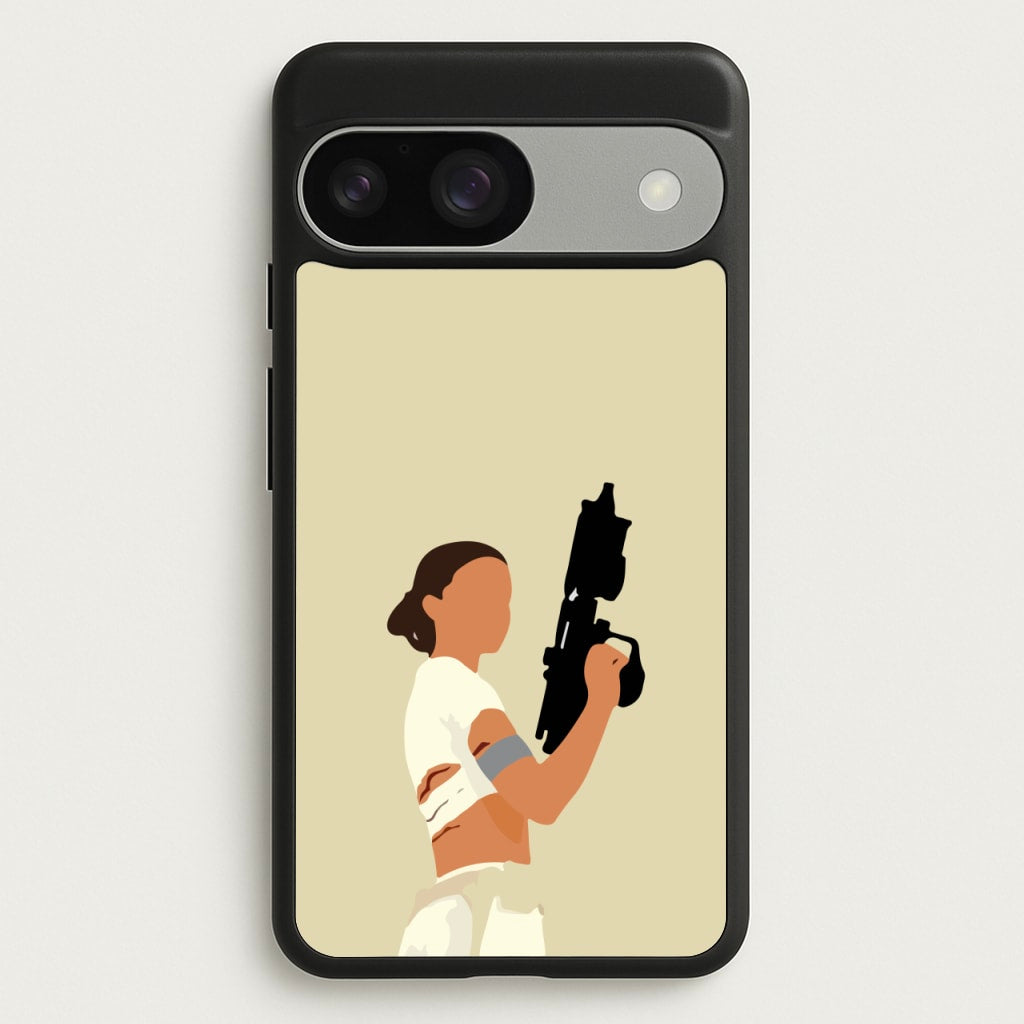 Leia With Gun  - Star Wars Phone Case for Google Pixel 9 / 9 Pro