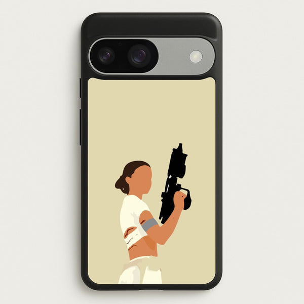 Leia With Gun  - Star Wars Phone Case for Google Pixel 9 / 9 Pro