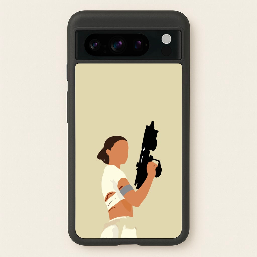 Leia With Gun  - Star Wars Phone Case for Google Pixel 8 Pro