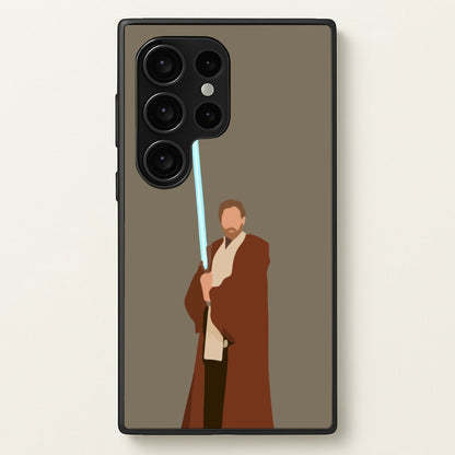 Kenobi Blue Lightsaber  - Star Wars Phone Case for Galaxy S24 Ultra