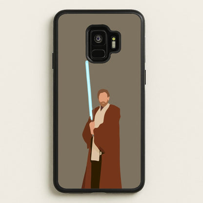 Kenobi Blue Lightsaber  - Star Wars Phone Case for Galaxy S9