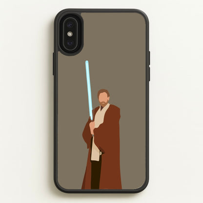 Kenobi Blue Lightsaber  - Star Wars Phone Case for iPhone XS Max