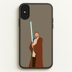 Kenobi Blue Lightsaber  - Star Wars Phone Case for iPhone XS Max
