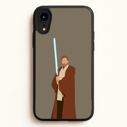 Kenobi Blue Lightsaber  - Star Wars Phone Case for iPhone XR