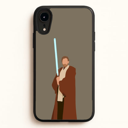 Kenobi Blue Lightsaber  - Star Wars Phone Case for iPhone XR