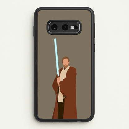 Kenobi Blue Lightsaber  - Star Wars Phone Case for Galaxy S10e