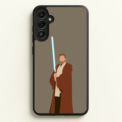 Kenobi Blue Lightsaber  - Star Wars Phone Case for Galaxy A34