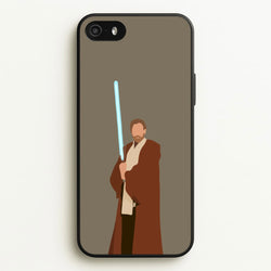 Kenobi Blue Lightsaber  - Star Wars Phone Case for iPhone 5 / 5s / SE 2016