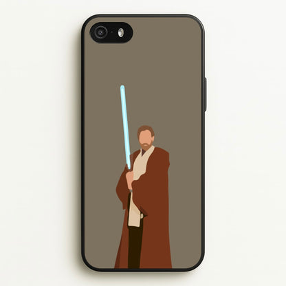 Kenobi Blue Lightsaber  - Star Wars Phone Case for iPhone 5 / 5s / SE 2016