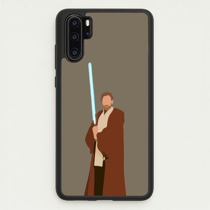 Kenobi Blue Lightsaber  - Star Wars Phone Case for Huawei P30 Pro