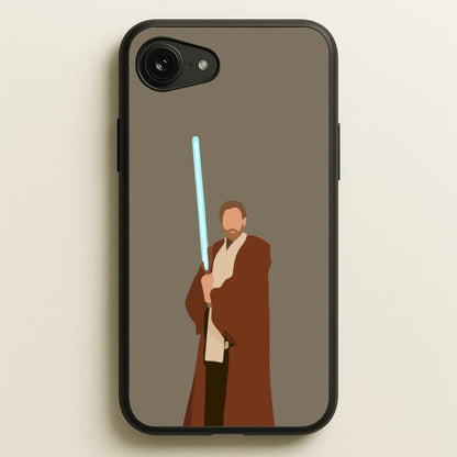 Kenobi Blue Lightsaber  - Star Wars Phone Case for iPhone 16e
