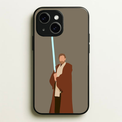 Kenobi Blue Lightsaber  - Star Wars Phone Case for iPhone 15