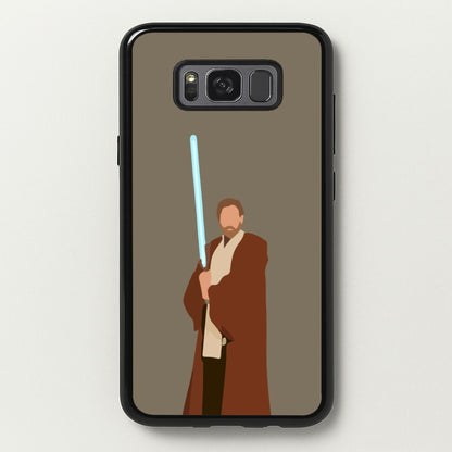 Kenobi Blue Lightsaber  - Star Wars Phone Case for Galaxy S8 Plus