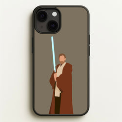 Kenobi Blue Lightsaber  - Star Wars Phone Case for iPhone 13 Mini