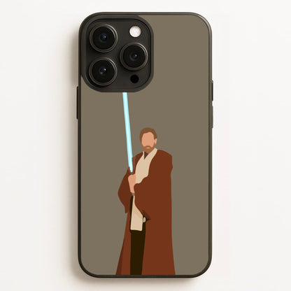 Kenobi Blue Lightsaber  - Star Wars Phone Case for iPhone 12 Pro Max