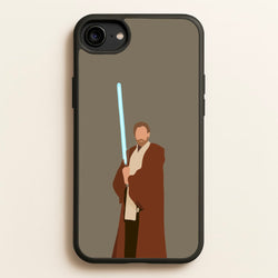 Kenobi Blue Lightsaber  - Star Wars Phone Case for iPhone 6 / 7 / 8 / SE
