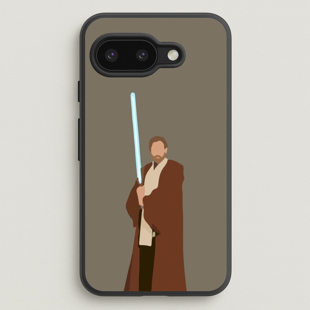 Kenobi Blue Lightsaber  - Star Wars Phone Case for Google Pixel 9a