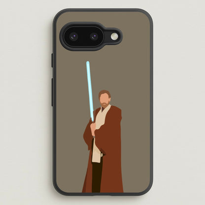 Kenobi Blue Lightsaber  - Star Wars Phone Case for Google Pixel 9a