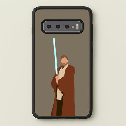 Kenobi Blue Lightsaber  - Star Wars Phone Case for Galaxy S10