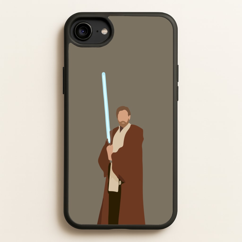 Kenobi Blue Lightsaber  - Star Wars Phone Case for iPhone 6 / 7 / 8 / SE