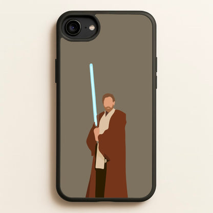 Kenobi Blue Lightsaber  - Star Wars Phone Case for iPhone 6 / 7 / 8 / SE