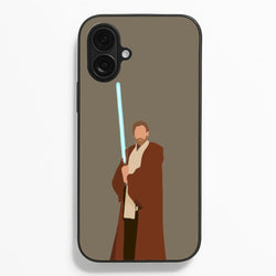 Kenobi Blue Lightsaber  - Star Wars Phone Case for iPhone 16 Plus