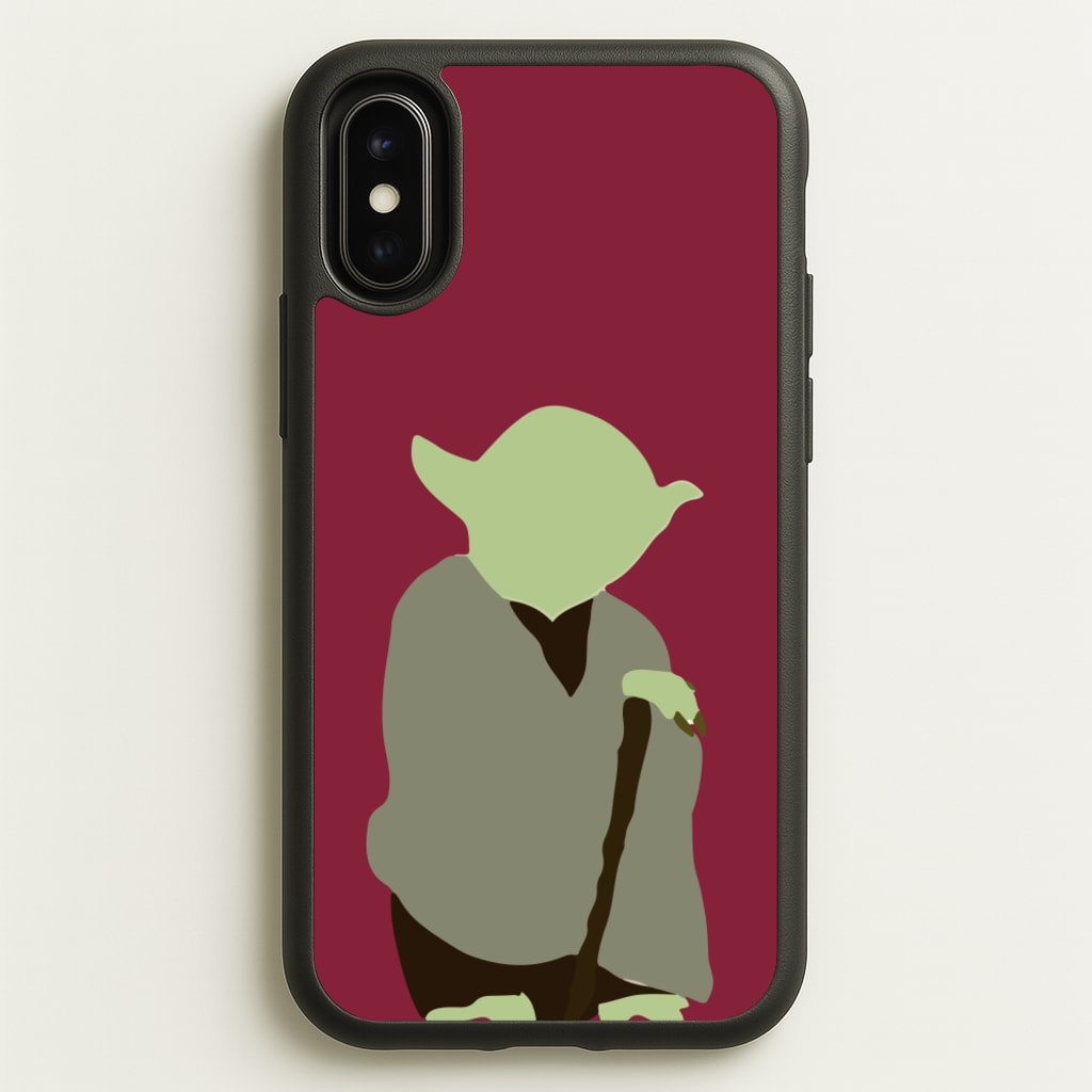 Yoda Faceless  - Star Wars Phone Case for iPhone X / XS