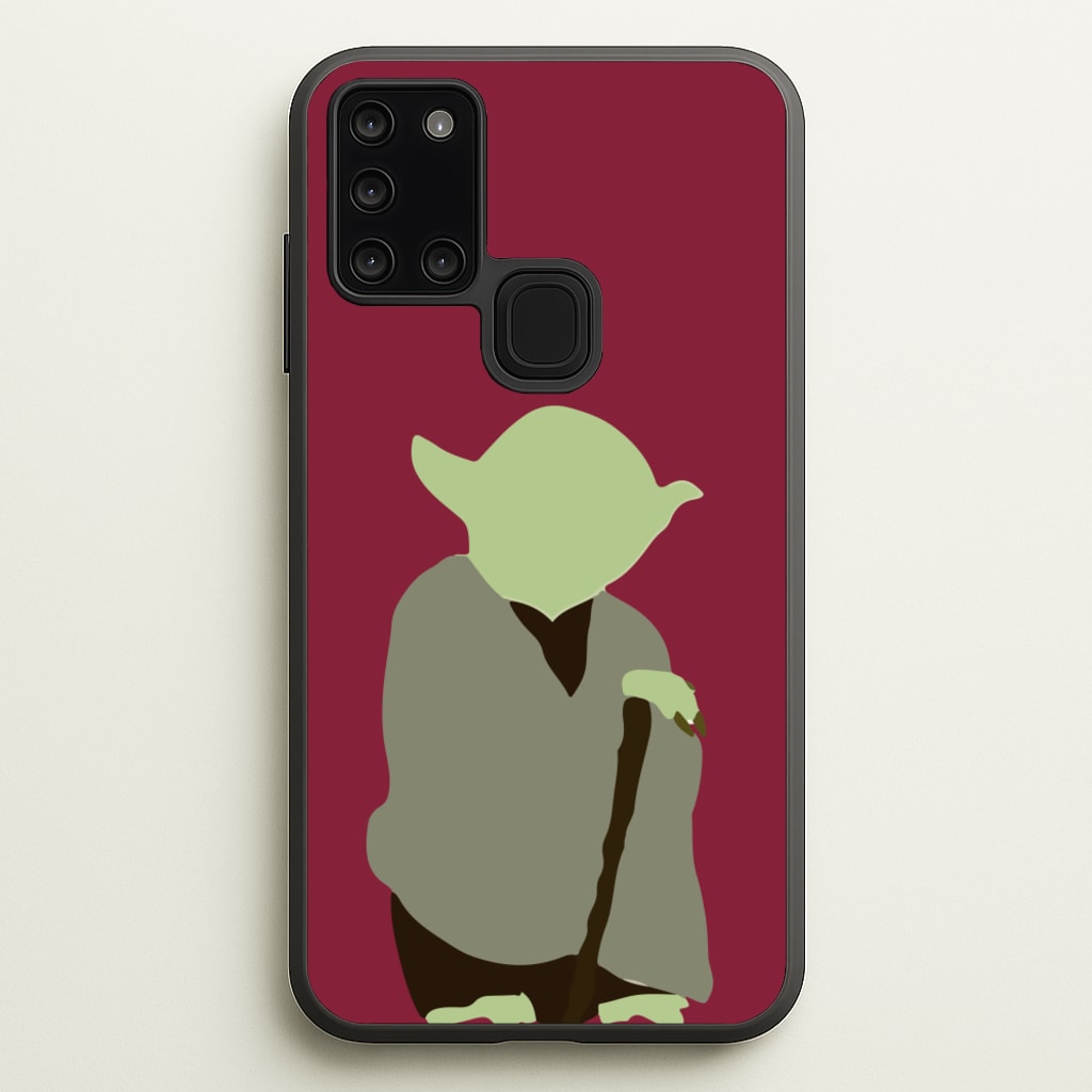 Yoda Faceless  - Star Wars Phone Case for Galaxy A21s