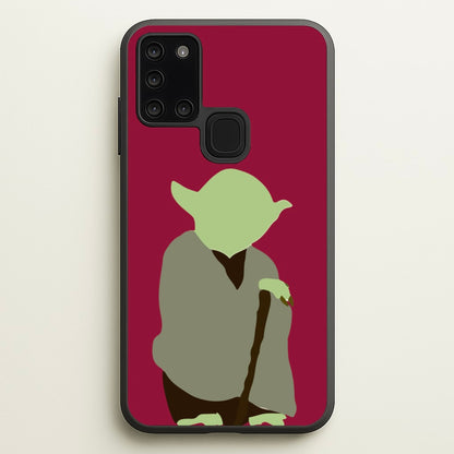 Yoda Faceless  - Star Wars Phone Case for Galaxy A21s