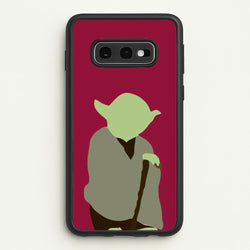 Yoda Faceless  - Star Wars Phone Case for Galaxy S10e