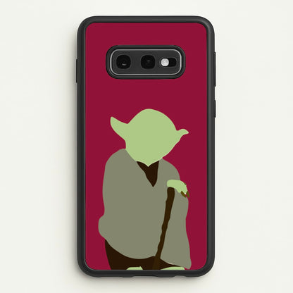 Yoda Faceless  - Star Wars Phone Case for Galaxy S10e