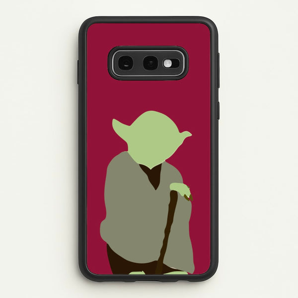Yoda Faceless  - Star Wars Phone Case for Galaxy S10e