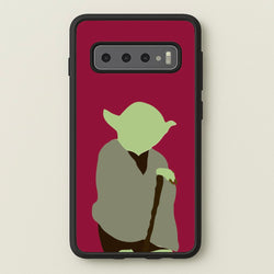 Yoda Faceless  - Star Wars Phone Case for Galaxy S10