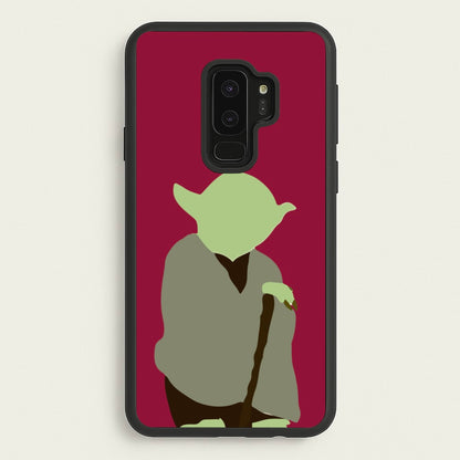 Yoda Faceless  - Star Wars Phone Case for Galaxy S9 Plus
