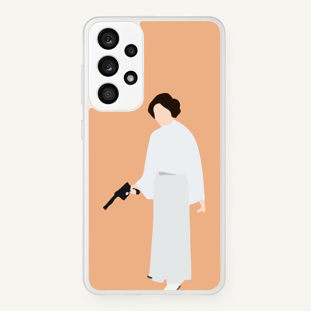 Leia Faceless With Gun  - Star Wars Phone Case for Galaxy A53
