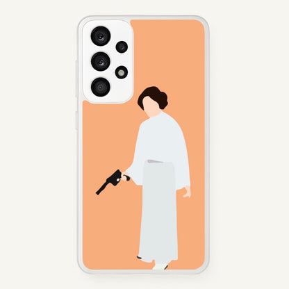 Leia Faceless With Gun  - Star Wars Phone Case for Galaxy A53