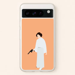 Leia Faceless With Gun  - Star Wars Phone Case for Google Pixel 8 Pro