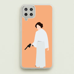 Leia Faceless With Gun  - Star Wars Phone Case for Galaxy A12