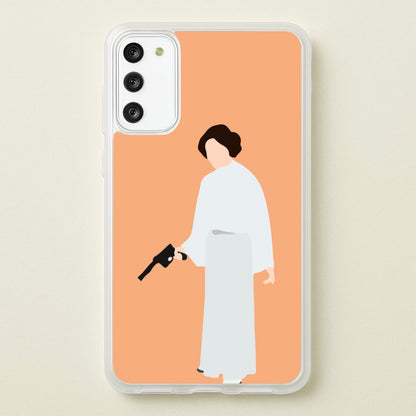 Leia Faceless With Gun  - Star Wars Phone Case for Galaxy S20