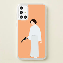 Leia Faceless With Gun  - Star Wars Phone Case for Galaxy A71