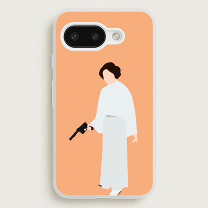 Leia Faceless With Gun  - Star Wars Phone Case for Google Pixel 9a